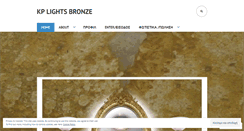 Desktop Screenshot of kplightsbronze.com